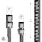 Flextron Gas Line Hose 3/8'' O.D. x 18'' Length 1/2" x 3/8" FIP Fittings, Stainless Steel Flexible Connector FTGC-SS14-18E - alternate 3